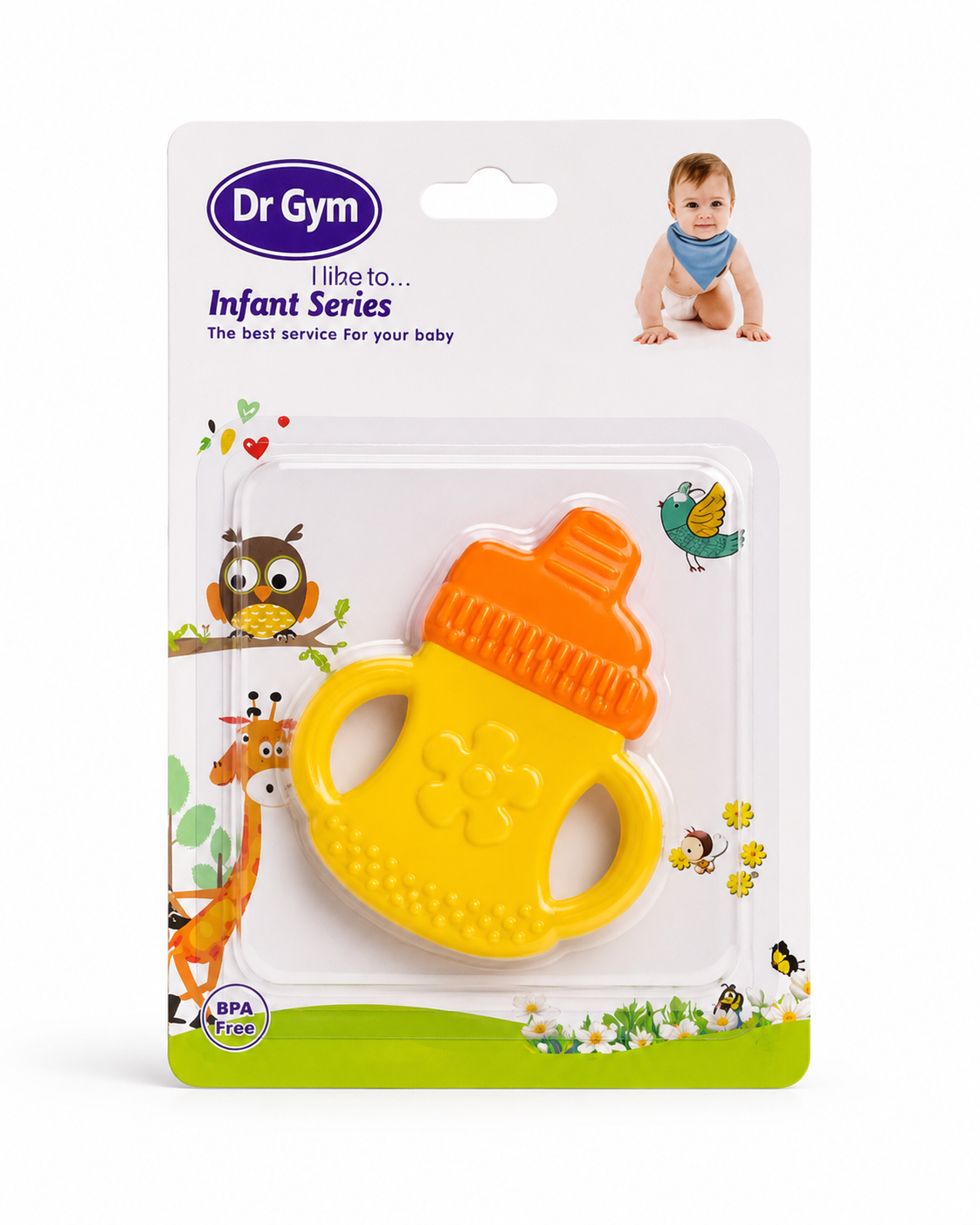 Dr Gym Milk Feeding Bottle Silicone Baby Teether