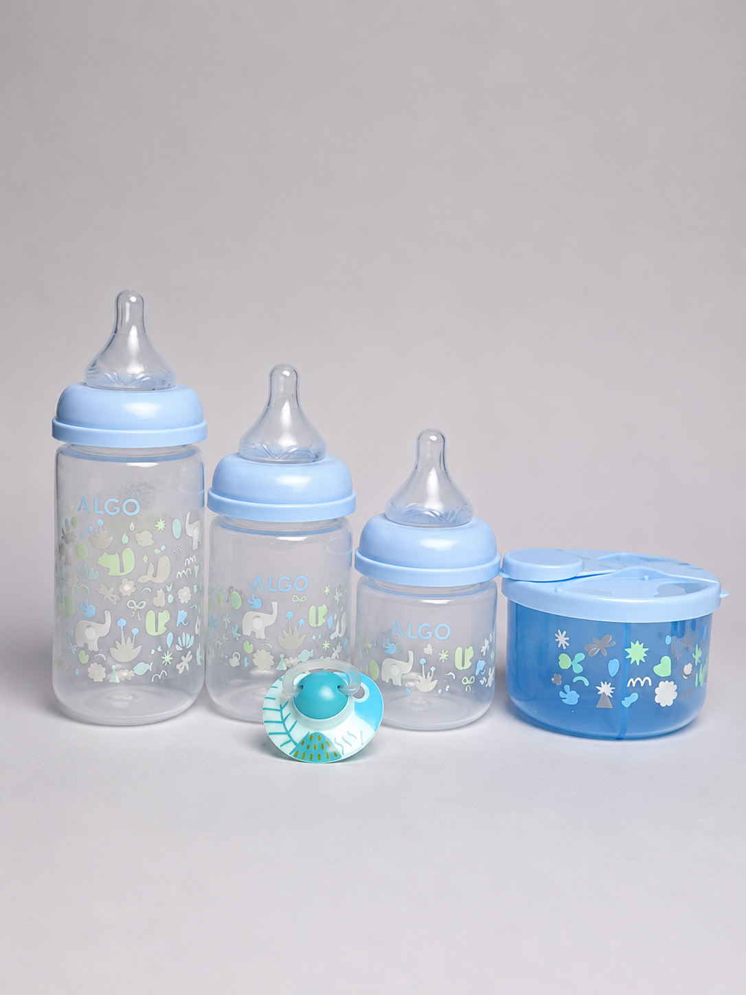 Algo 6-Piece Anti-Colic Starter Set (0m+ & 4m+)