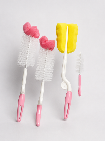 Minitee 4-in-1 Baby Feeder & Nipple Cleaning Brush Set