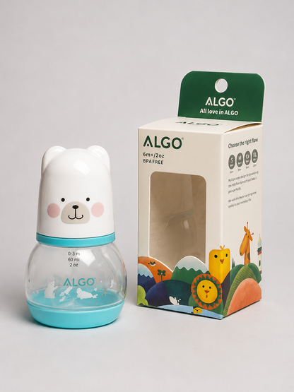 Algo Baby Feeder Bottle 60ml / 2oz (Plastic)