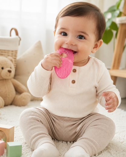 GummyGrip Baby Teether – Soft Silicone Teething Toy for Babies