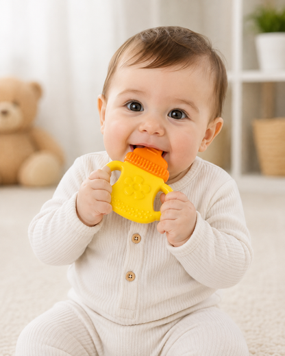 Dr Gym Milk Feeding Bottle Silicone Baby Teether