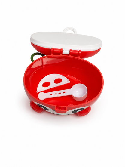 Apple-Shaped Baby Milk Powder & Formula Dispenser (Red)