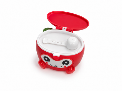 Apple-Shaped Baby Milk Powder & Formula Dispenser (Red)