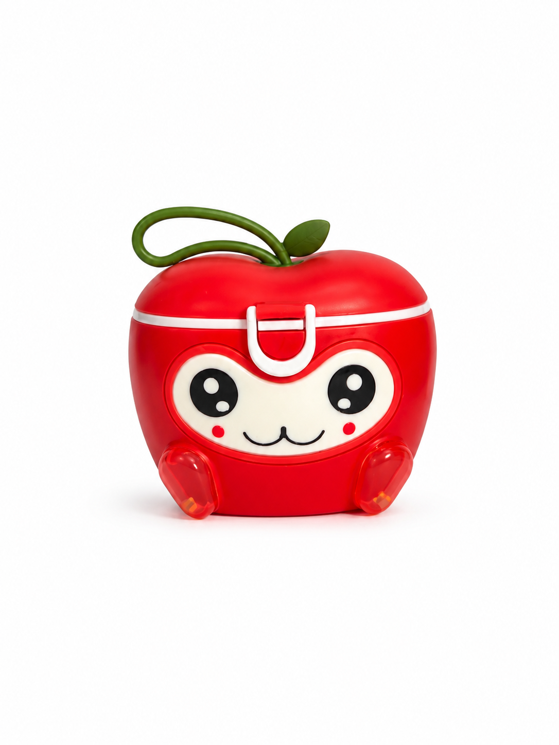 Apple-Shaped Baby Milk Powder & Formula Dispenser (Red)