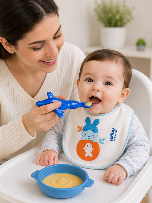 Tommee Tippee Aeroplane Feeding Spoons (2 Pcs – Blue)