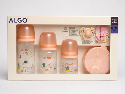 Algo 6-Piece Anti-Colic Starter Set (0m+ & 4m+)